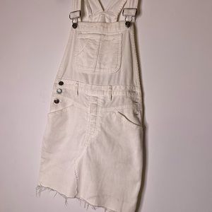 Overall Dress White Vintage